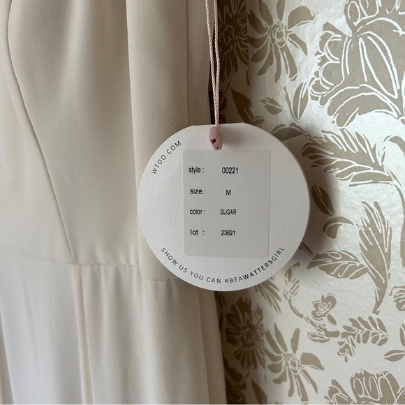 NWT Wtoo by Watters Bridesmaid Dress Style 00221 | Size M | Color Sugar - Picture 5 of 9